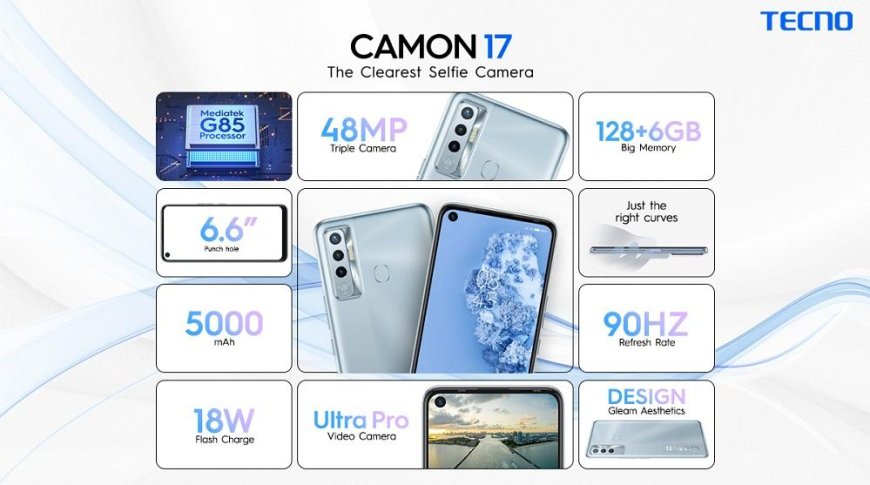 TECNO™s Selfie-Portrait Master Camon 17 Pro is out now with a 48MP Selfie Camera