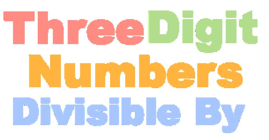 Determining the Number of Three-Digit Numbers Divisible by 7