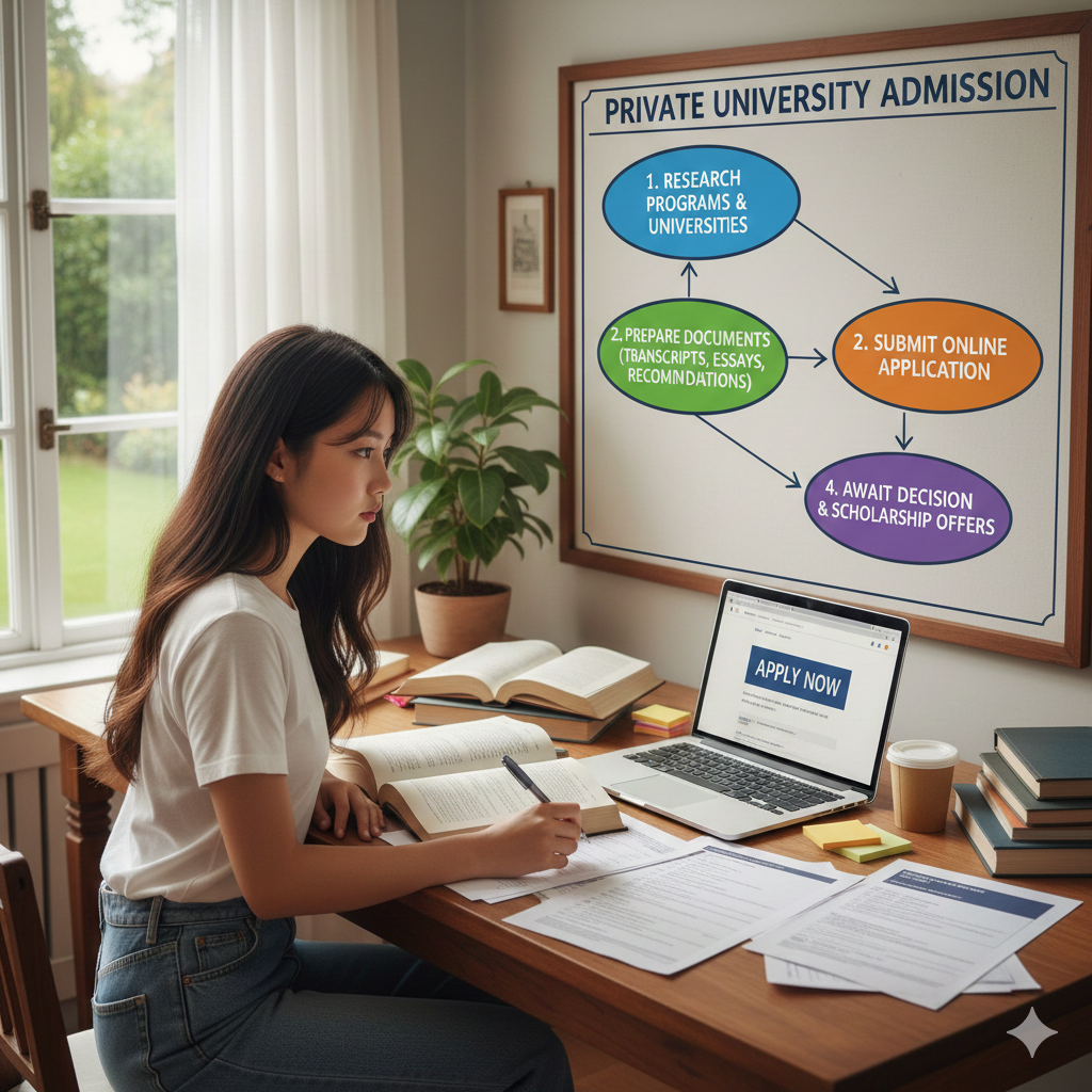 How to Apply for Private University Admission