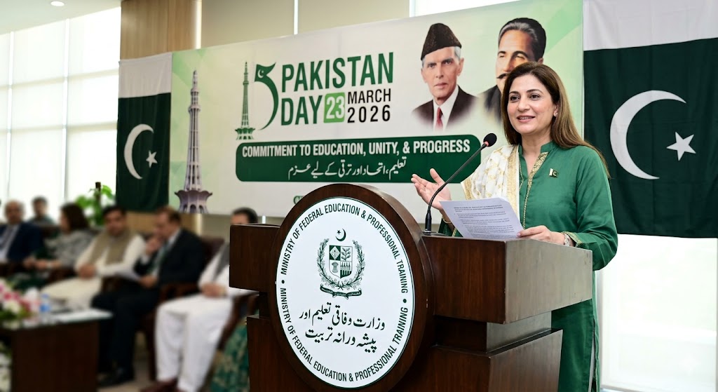 Minister Wajiha Qamar Urges Educational Empowerment on Pakistan Day