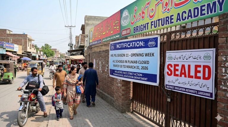 Punjab Shuts Down Schools Until March 31: Authorities Warn of Heavy Fines and Seizures