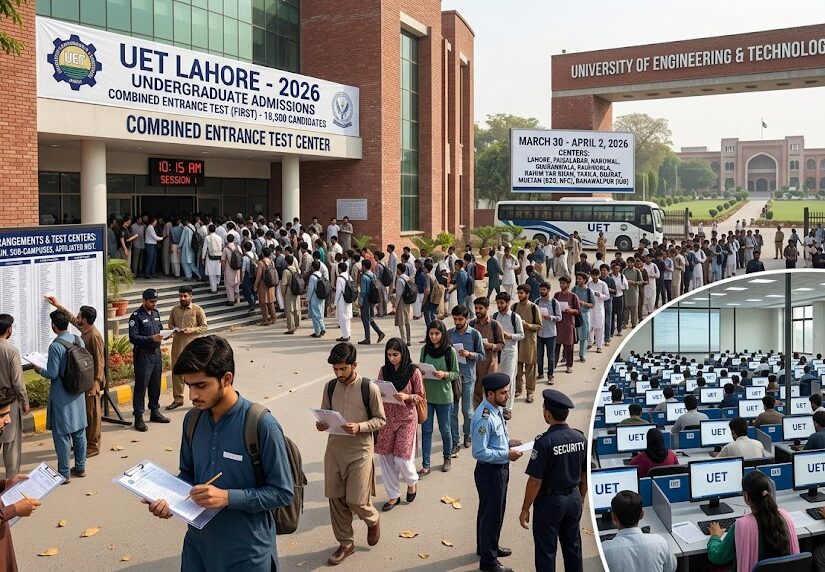 UET Lahore Set to Conduct 2026 Undergraduate Entrance Exams for 18,500 Candidates
