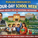Punjab Announces Four-Day School Week, Friday Holiday for All Educational Institutions